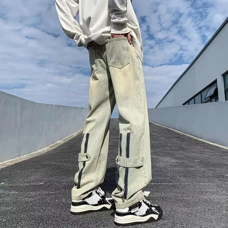 Herren Lässige Baggy Jeans mit innovativem Design Drune