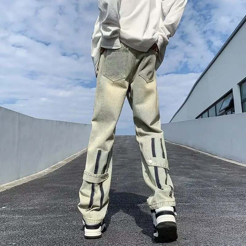Herren Lässige Baggy Jeans mit innovativem Design Drune