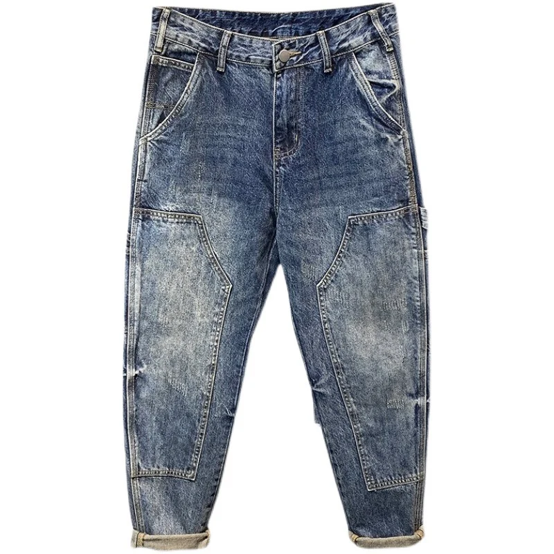 Herren Lässige Baggy Jeans Drune