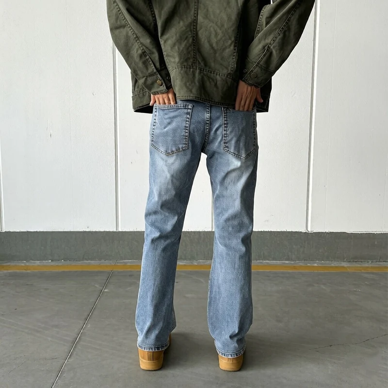 Herren Klassische Jeanshose Drune