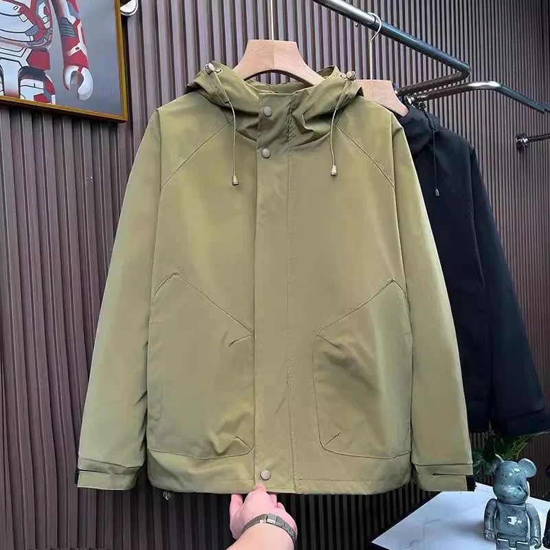 Herren Funktionsjacke mit hohem Kragen Drune