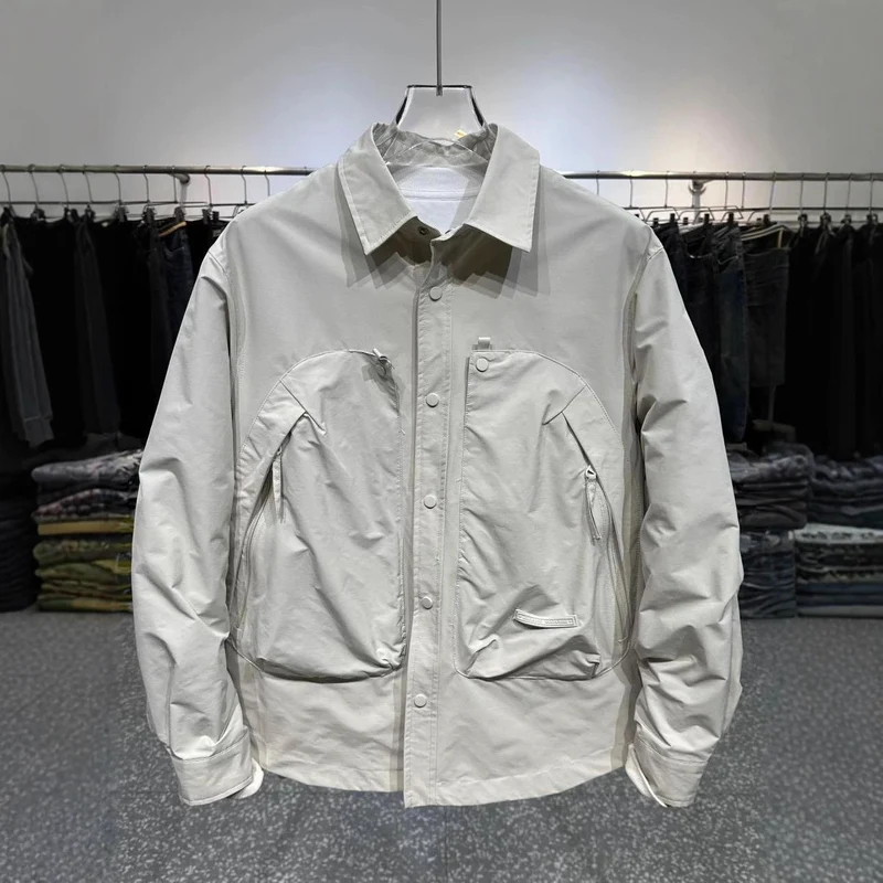 Herren Funktionale Übergangsjacke mit praktischen Taschen Drune