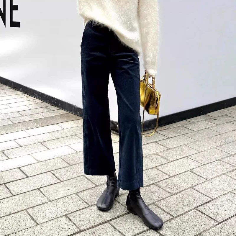 Damen Elegante und bequeme Stoffhose Drune