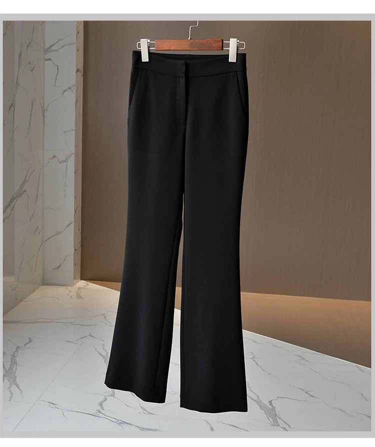 Damen Elegante und bequeme High-Waist Trousers Drune