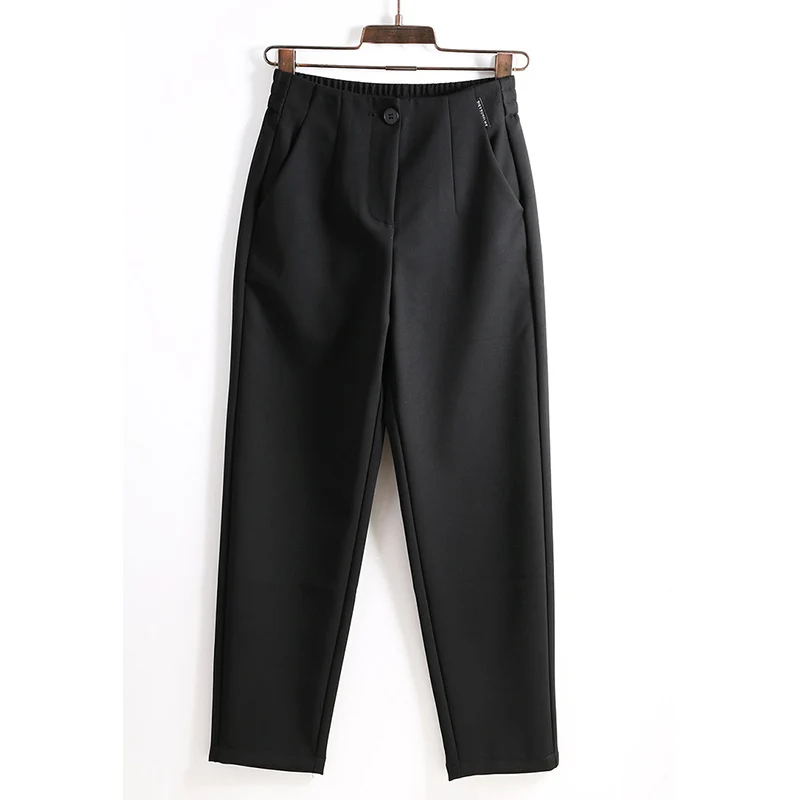 Damen Elegante und bequeme High-Waist Stoffhose Drune