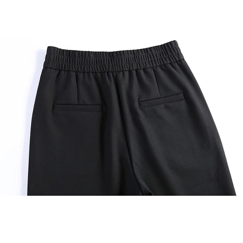 Damen Elegante und bequeme High-Waist Stoffhose Drune