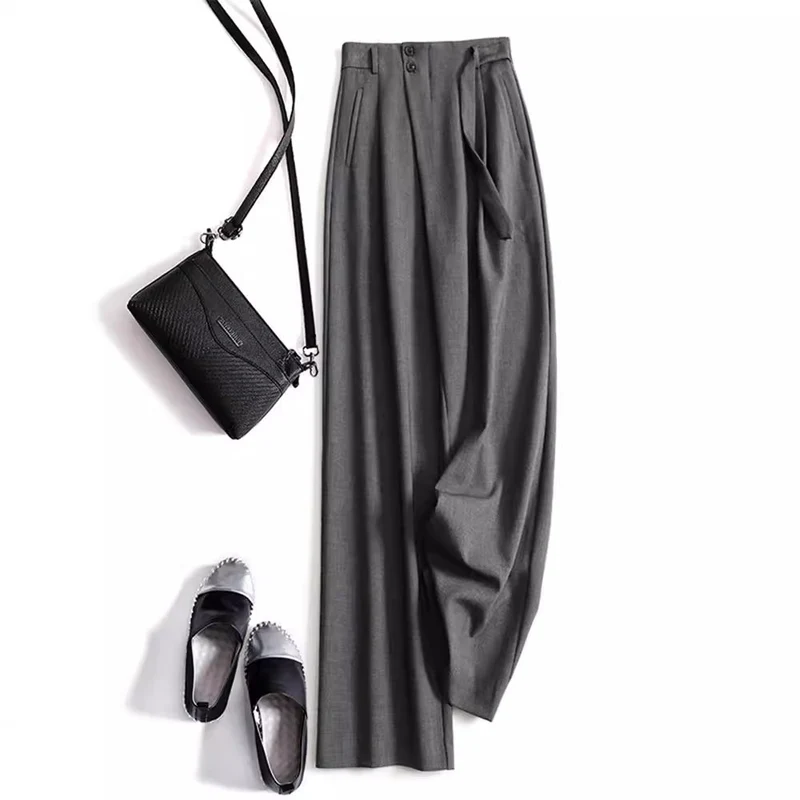 Damen Elegante und bequeme High-Waist-Hose Drune