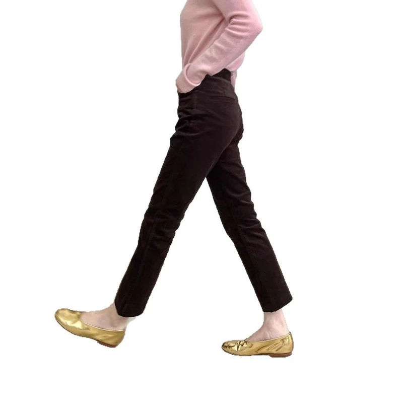 Damen Elegante und bequeme Cordhose Drune