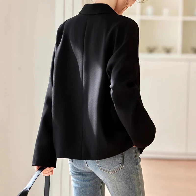 Damen Elegante oversized Blazerjacke Drune