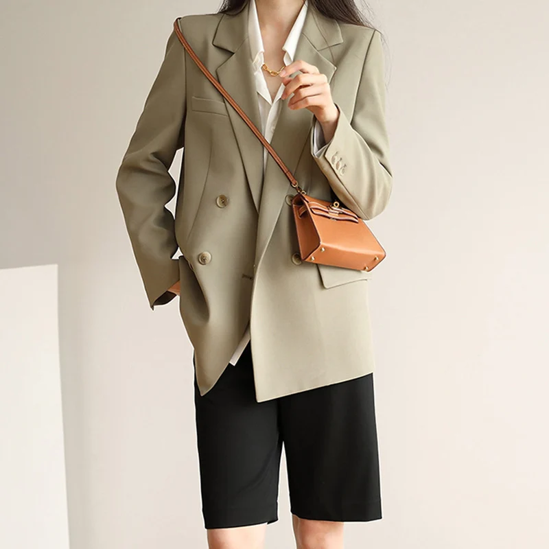 Damen Elegante Oversized Blazerjacke Drune