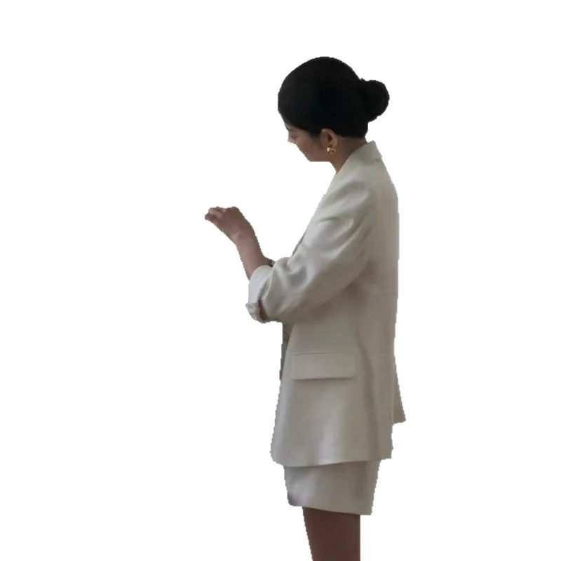 Damen Elegante Leinenjacke Drune