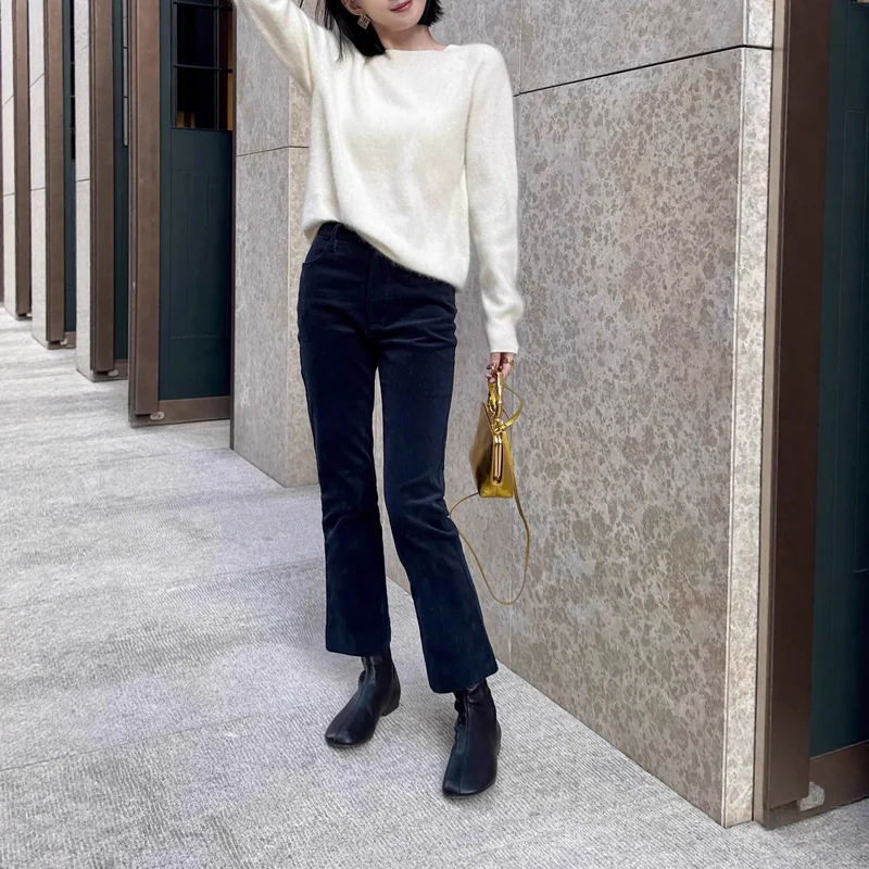 Damen Elegante, hochwertige Strickpullover Drune