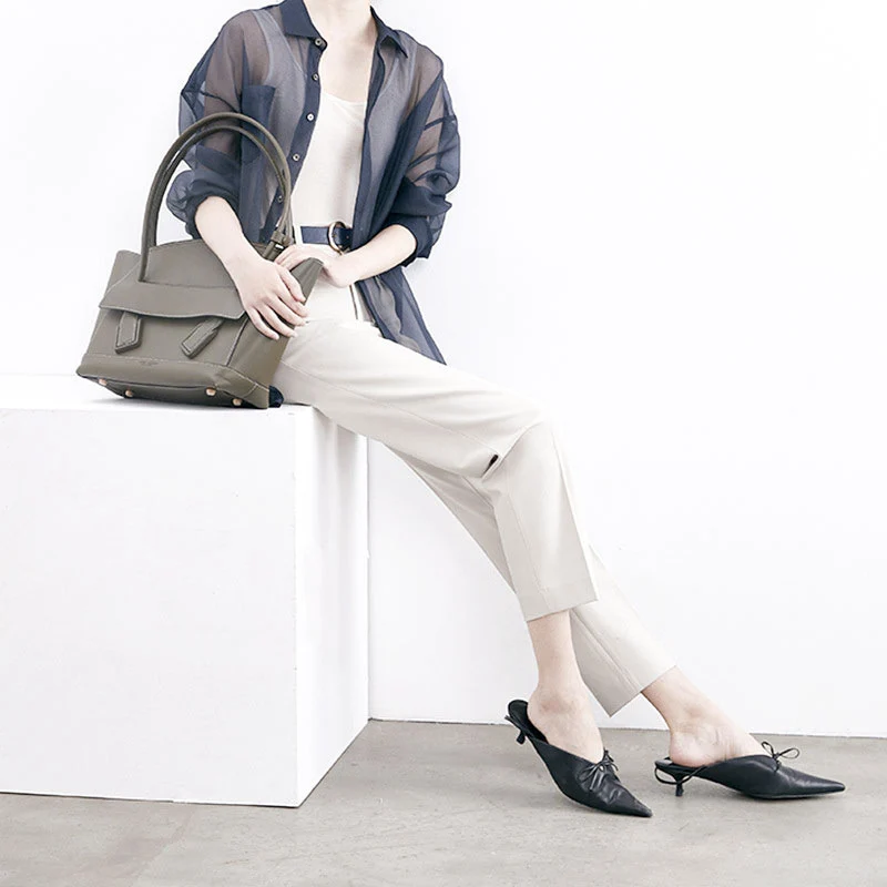 Damen Elegante Hochtaillierte Anzughose Drune