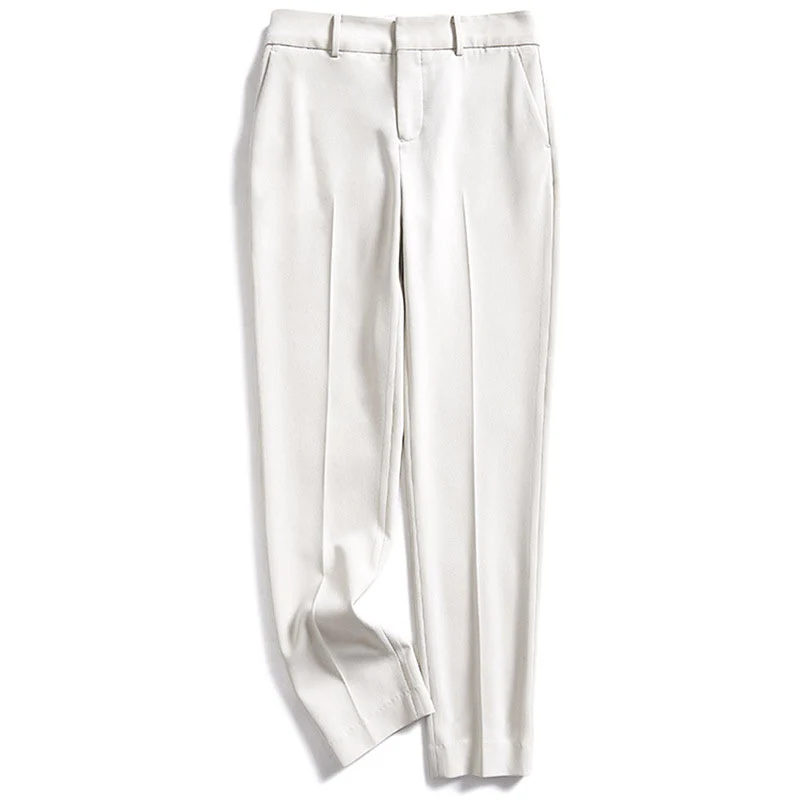 Damen Elegante Hochtaillierte Anzughose Drune