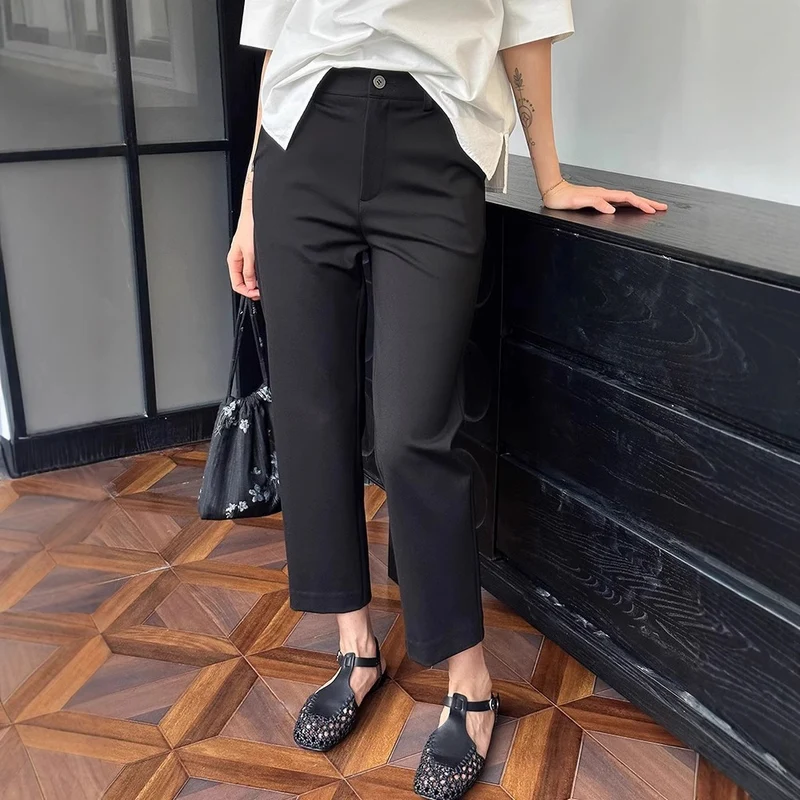 Damen elegante Culotte mit modischem Schlitz Drune