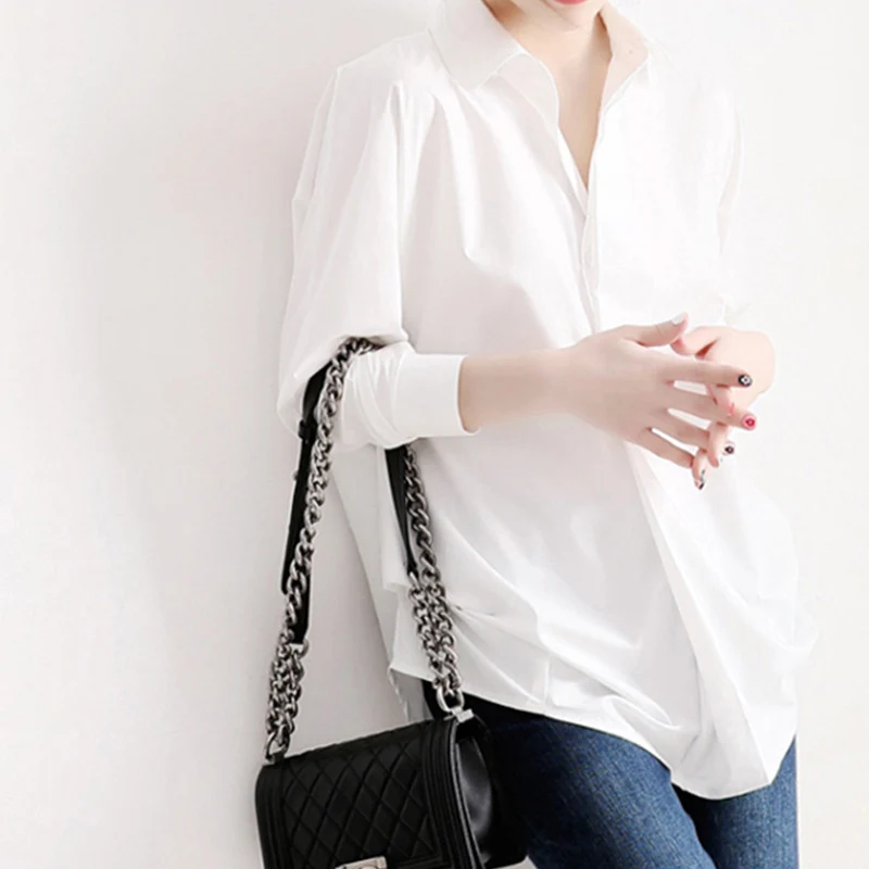 Damen Elegante Bluse mit modernem Schnitt Drune