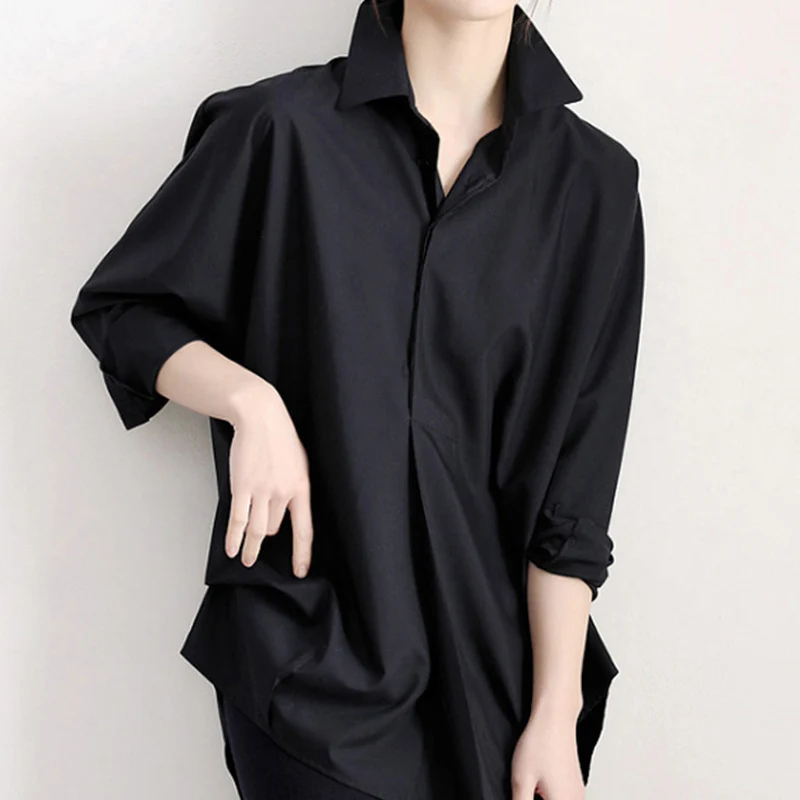 Damen Elegante Bluse mit modernem Schnitt Drune