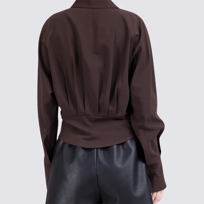 Damen Elegante Bluse mit innovativem Schnitt Drune