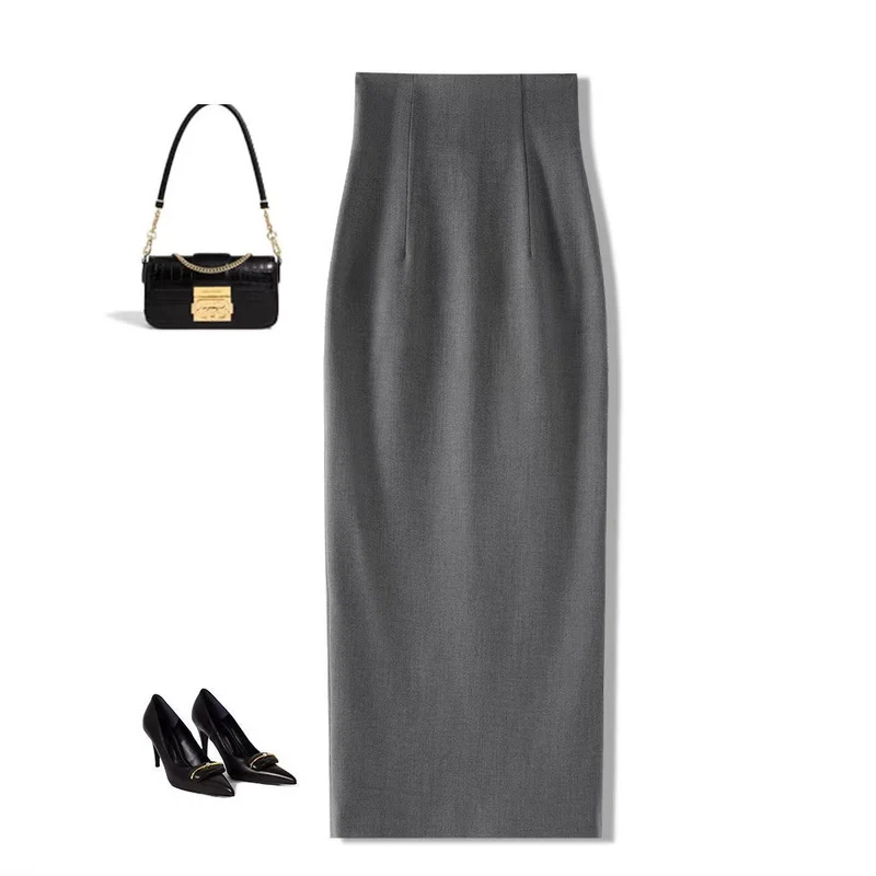Damen Elegante Bleistiftrock Drune