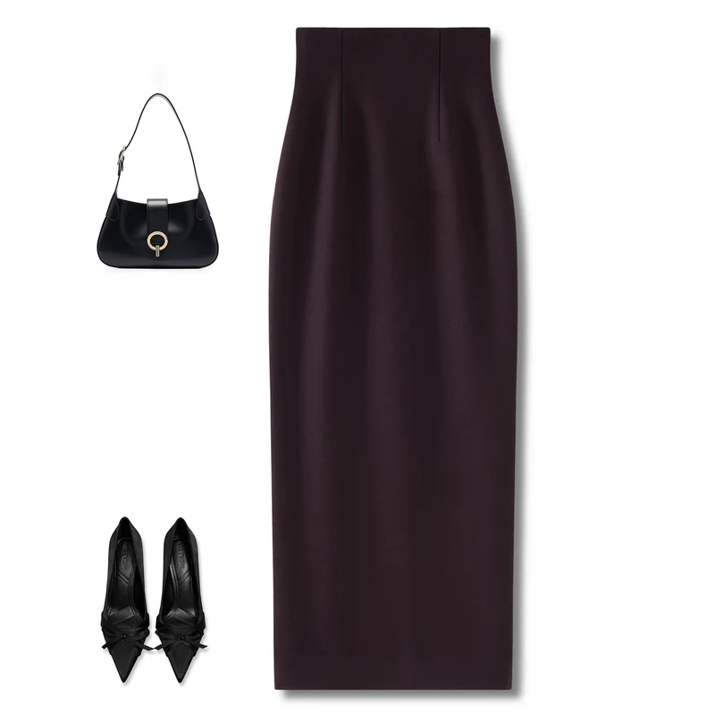 Damen Elegante Bleistiftrock Drune