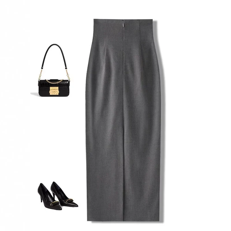 Damen Elegante Bleistiftrock Drune