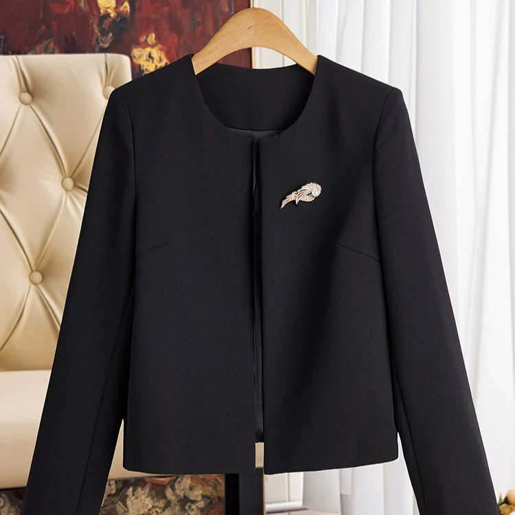 Damen Elegante Blazerjacke mit schickem Verschluss Drune