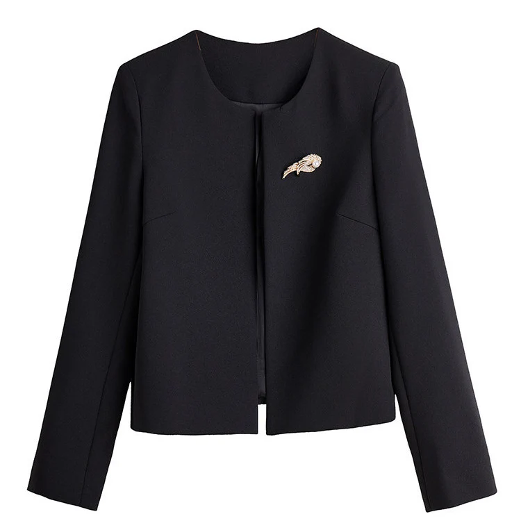 Damen Elegante Blazerjacke mit schickem Verschluss Drune