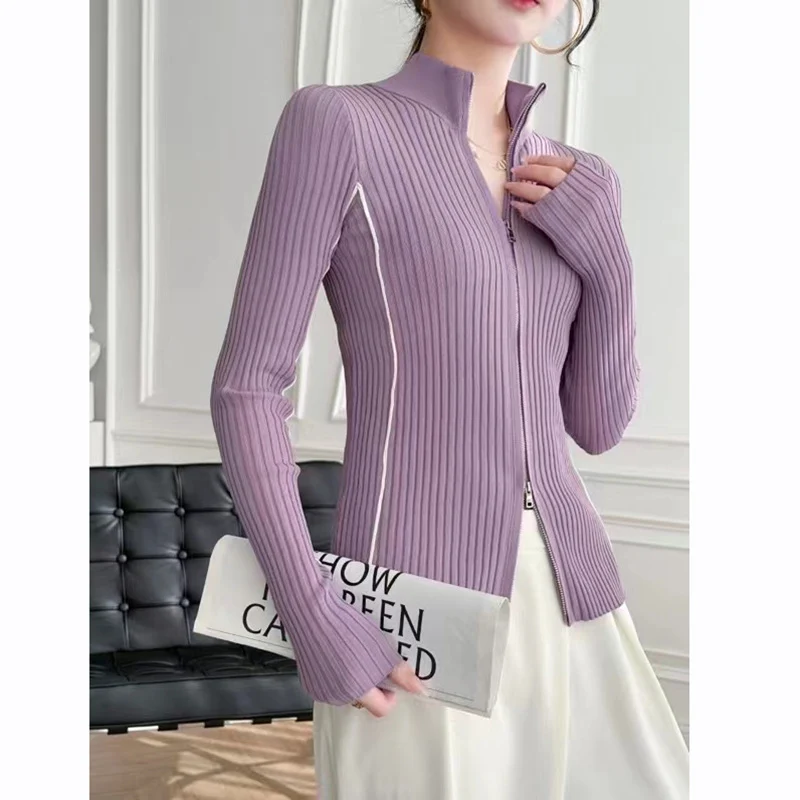 Damen Weite High Waist Cargo‑Hose mit Multipocket‑Design und Zierreißverschlüssen Drune
