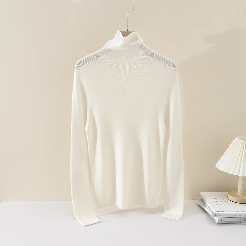 Damen Schlanker Feinstrick-Rundhalspullover mit Raglan-Schultereinsatz Drune