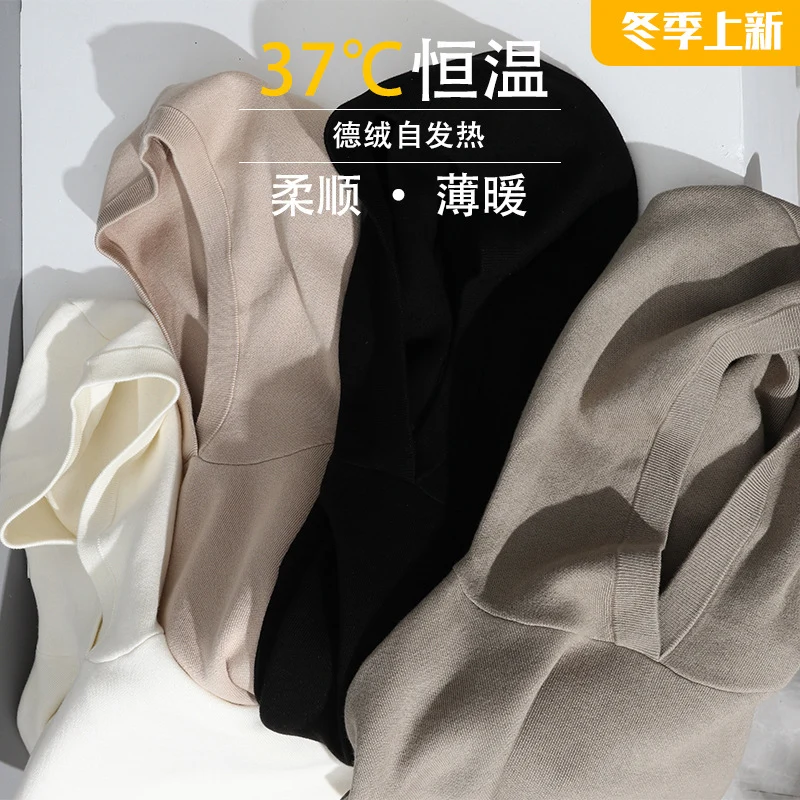 Damen Leichter Baumwoll-Mix Rundhals-Pullover mit minimalistischem Schnitt Drune