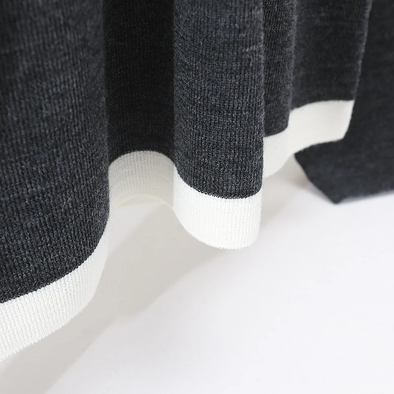 Damen Layer-Look Feinstrick-Longsleeve mit Henley-Knopfleiste Drune