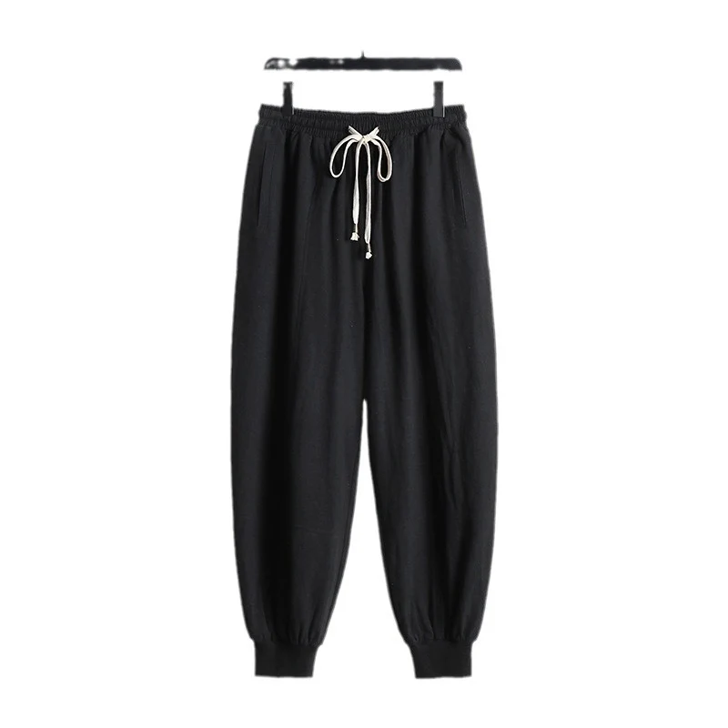 Herren Leichte Baumwoll-Jogginghose mit Kordelzug, Elastischem Bündchen und praktischen Taschen Drune