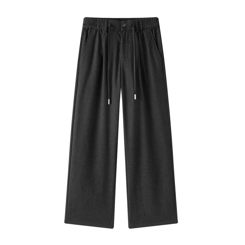 Damen weite Jersey-Loungehose mit elastischem Komfortbund und Tunnelzug Drune