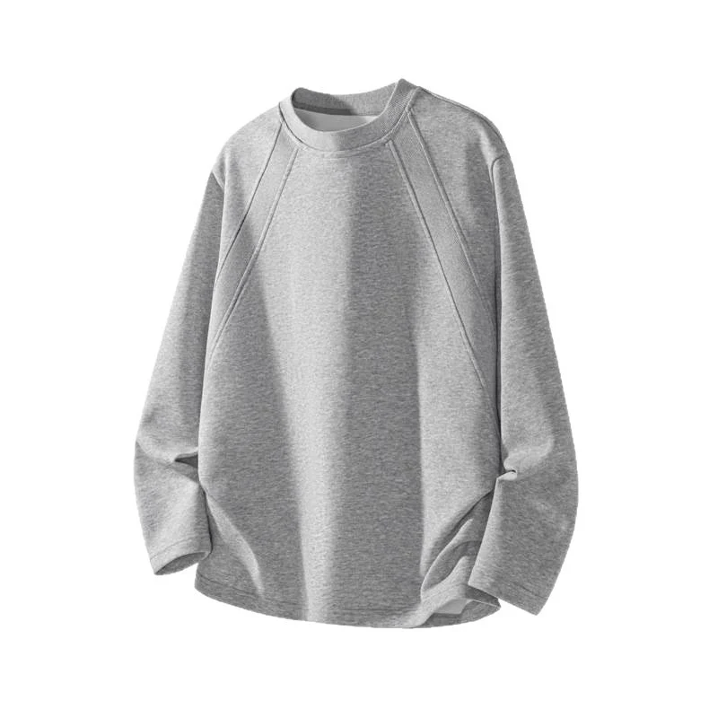 Herren Feinstrick-Sweatshirt mit Raglanärmeln und strukturierter Schulterpasse Drune