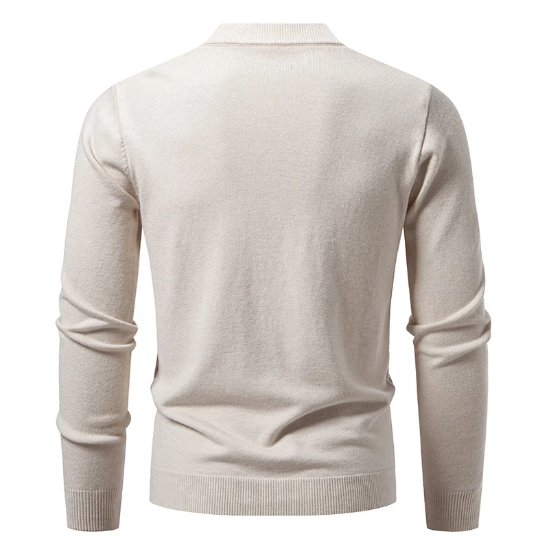 Herren Feinstrick-Cardigan mit V‑Ausschnitt, Zickzack‑Relief und Knopfleiste Drune