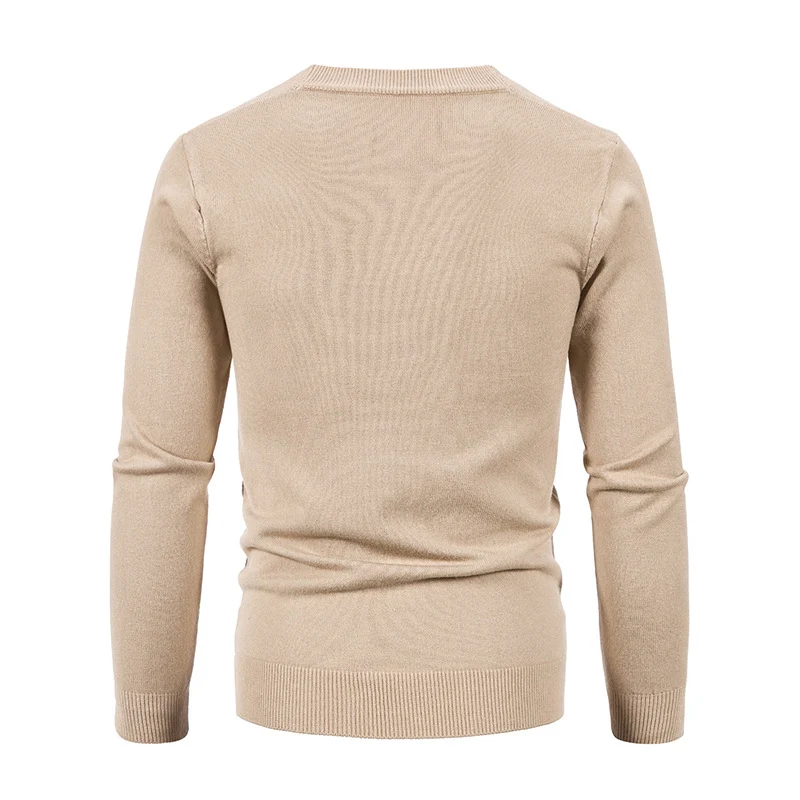 Herren Feinstrick-Cardigan mit V-Ausschnitt, Knopfleiste und aufgesetzten Taschen Drune
