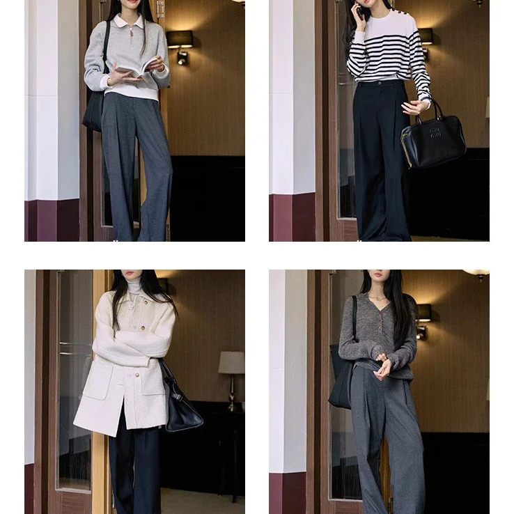 Damen Elegante, weite Anzughose Drune