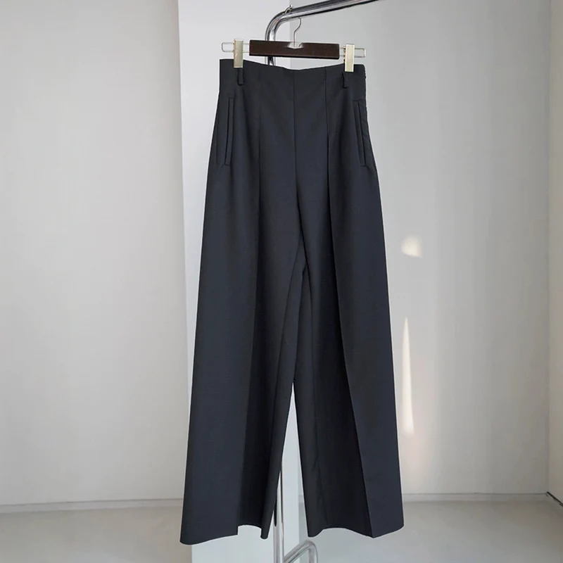 Damen Elegante und weite Stoffhose Drune