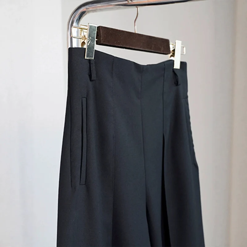 Damen Elegante und weite Stoffhose Drune