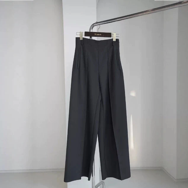 Damen Elegante und weite Stoffhose Drune