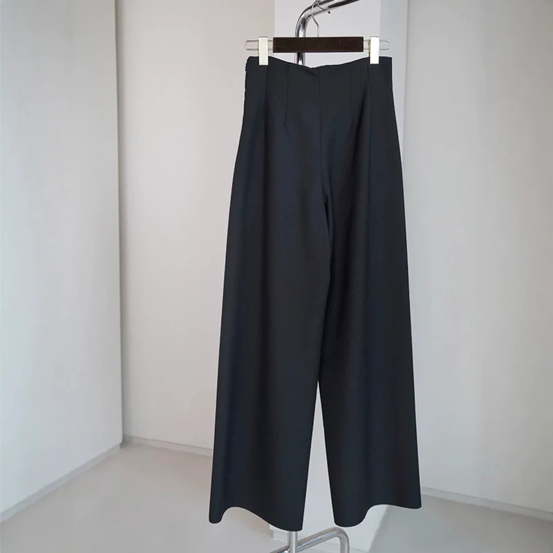 Damen Elegante und weite Stoffhose Drune