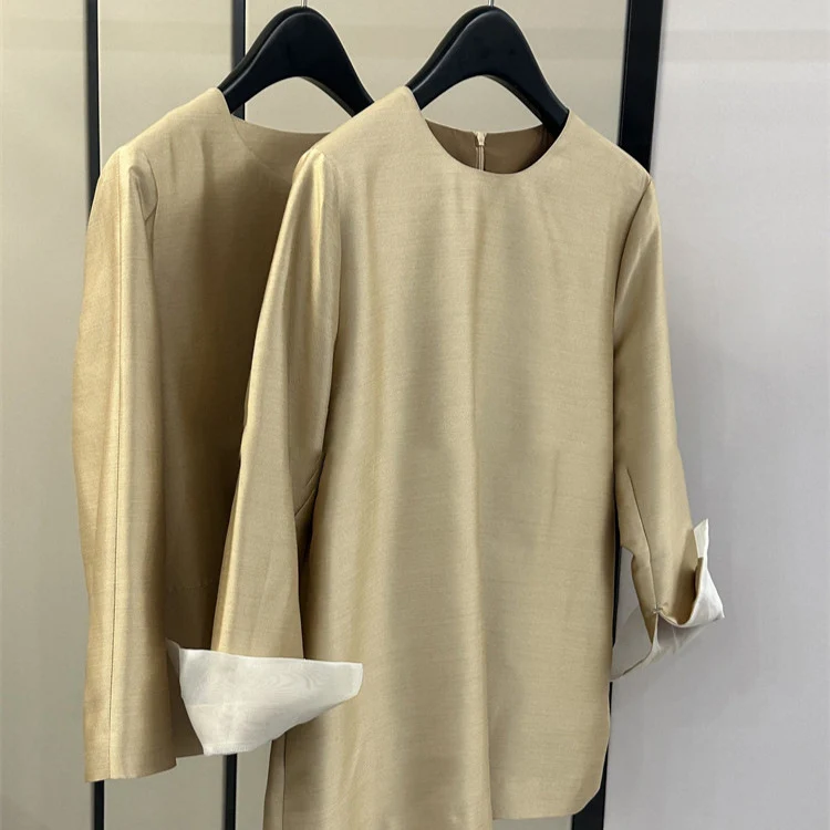 Damen Elegante und luftige Bluse mit Struktur Drune