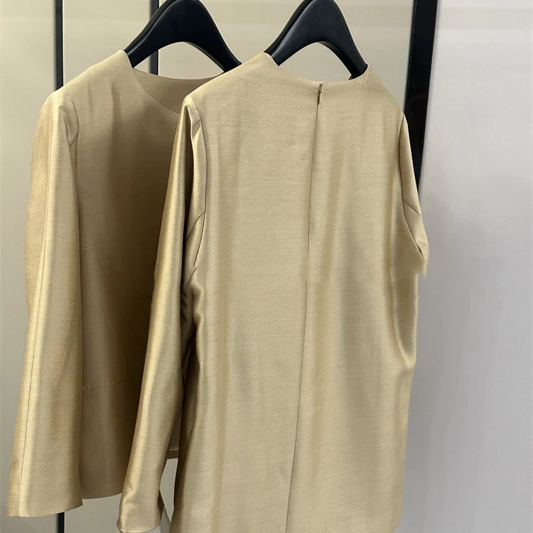 Damen Elegante und luftige Bluse mit Struktur Drune