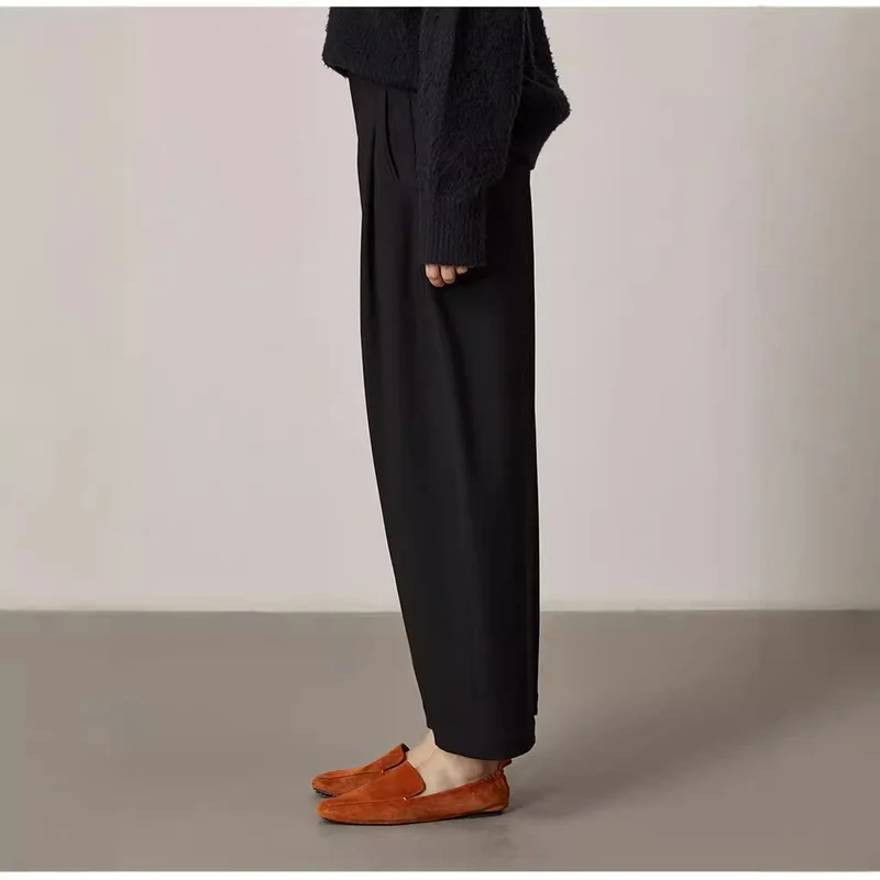 Damen Elegante und lockere Palazzo-Hose Drune