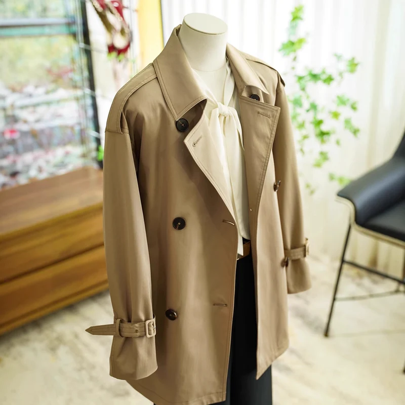 Damen Elegante und lässige Trenchjacke Drune