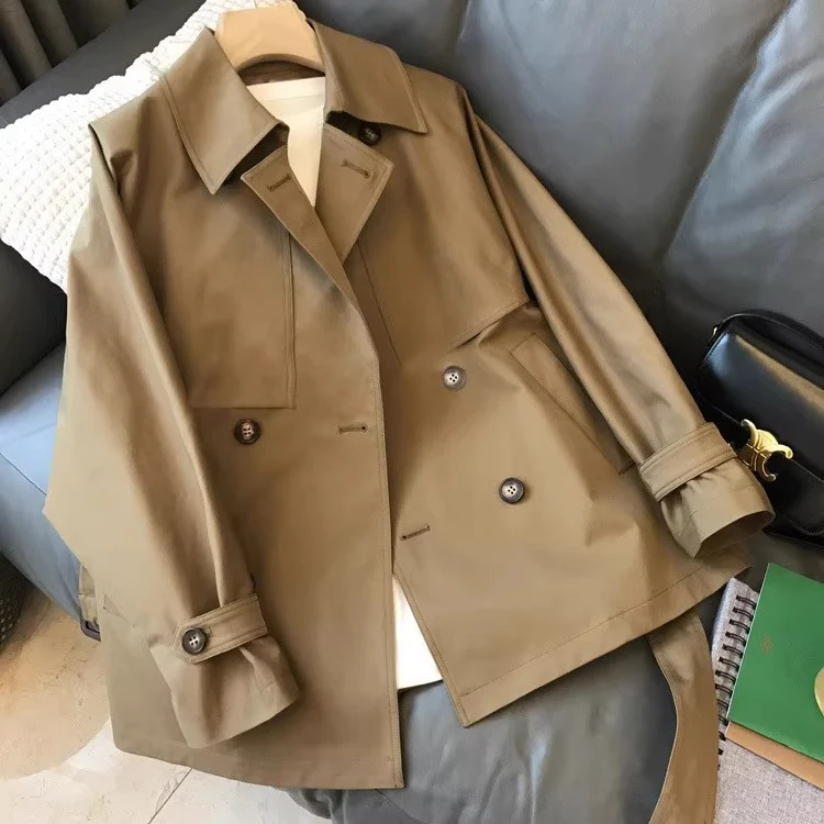 Damen Elegante und lässige Trenchcoat Drune