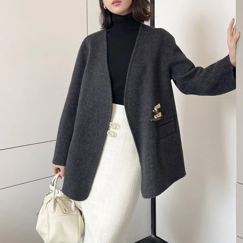 Damen Elegante und lässige Strickjacke Drune