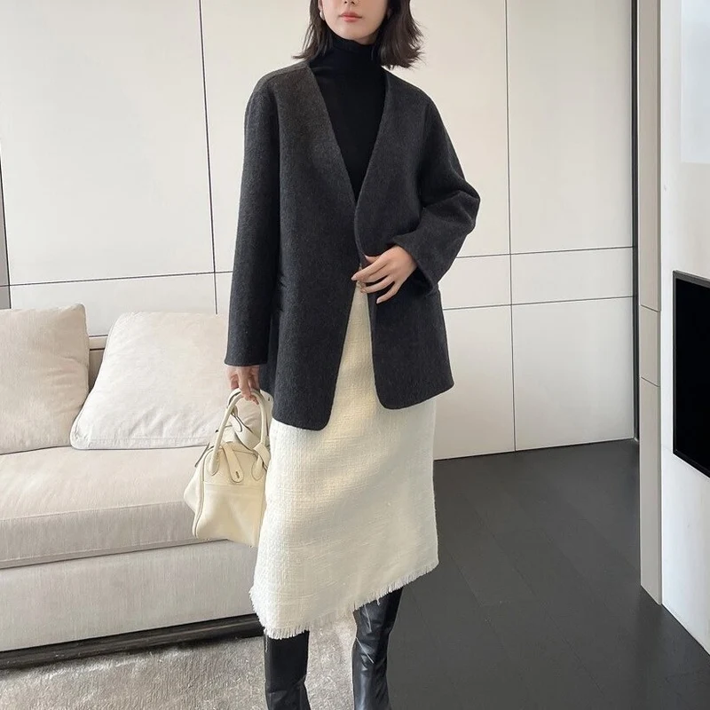 Damen Elegante und lässige Strickjacke Drune