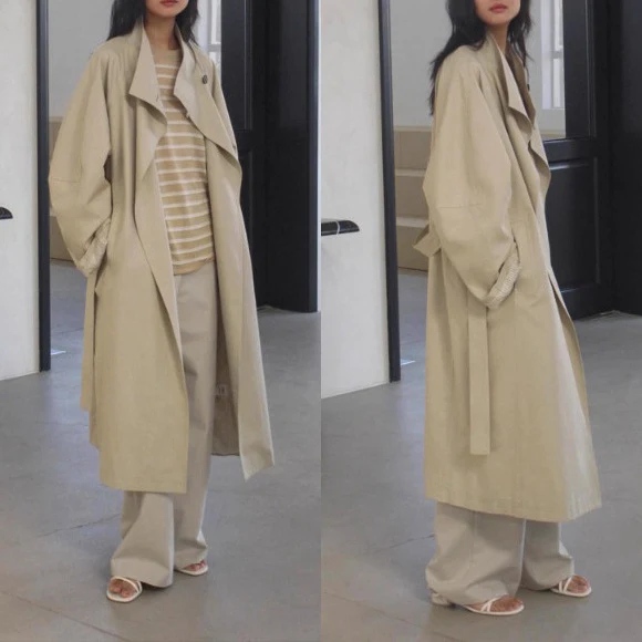 Damen Elegante und lässige Oversized-Jacke Drune