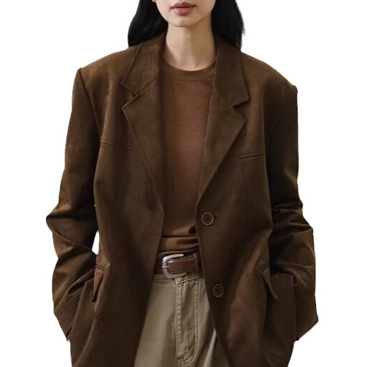 Damen Elegante und lässige Oversized Blazer Drune